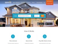 Desktop screenshot for serviz.com
