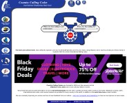 Desktop screenshot for countrycallingcodes.com