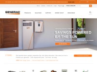 Desktop screenshot for generac.com