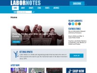 Desktop screenshot for labornotes.org
