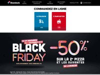 Desktop screenshot for dominos.fr