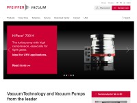 Desktop screenshot for pfeiffer-vacuum.com