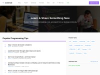 Desktop screenshot for coderwall.com