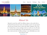 Desktop screenshot for travbond.in
