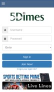How 5d.com looks like on a mobile device such as an iPhone.
