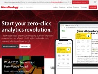 Desktop screenshot for microstrategy.com