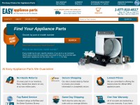 Desktop screenshot for easyapplianceparts.com