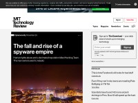 Desktop screenshot for technologyreview.com