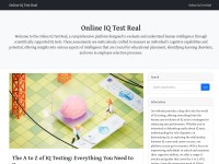 Desktop screenshot for realiqtest.w3spaces.com