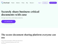 Desktop screenshot for docsend.com