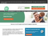 Desktop screenshot for patientclaimline.com