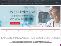 Desktop screenshot for beckmancoulter.com