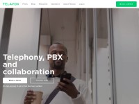 Desktop screenshot for telavox.com