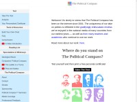 Desktop screenshot for politicalcompass.org