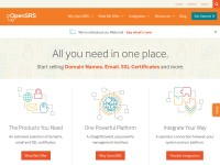Desktop screenshot for opensrs.net