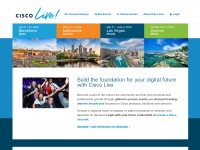 Desktop screenshot for ciscolive.com