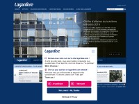 Desktop screenshot for lagardere.com