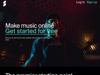 Desktop screenshot for soundation.com