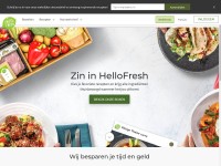 Desktop screenshot for hellofresh.be