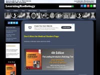 Desktop screenshot for learningradiology.com