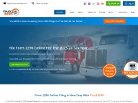 Desktop screenshot for truck2290.com