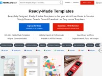 Desktop screenshot for template.net