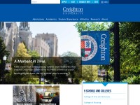 Desktop screenshot for creighton.edu