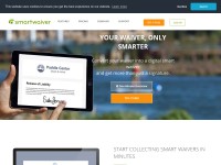 Desktop screenshot for smartwaiver.com