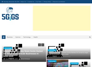 How 5gigs.com looks like on a tablet such as an iPad.