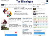 Desktop screenshot for thehimalayantimes.com