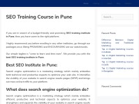 Desktop screenshot for seotrainingcourse.co.in