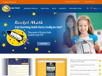 Desktop screenshot for rocketmath.com