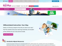 Desktop screenshot for raz-plus.com