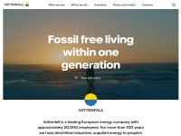 Desktop screenshot for vattenfall.com