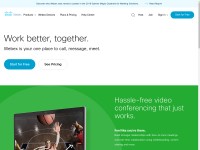 Desktop screenshot for webex.com