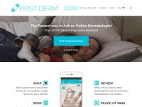 Desktop screenshot for firstderm.com