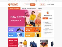 Desktop screenshot for kikuu.com