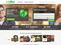 Desktop screenshot for jobillico.com