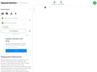 Desktop screenshot for mapquest-directions.io