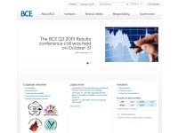 Desktop screenshot for bce.ca