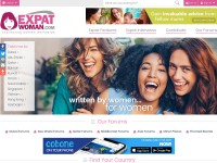 Desktop screenshot for expatwoman.com