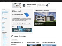 Desktop screenshot for minecraft-schematics.com