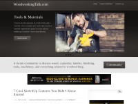 Desktop screenshot for woodworkingtalk.com