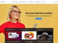 Desktop screenshot for adobe.com
