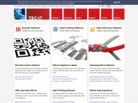 Desktop screenshot for tec-it.com