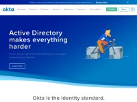Desktop screenshot for okta.com