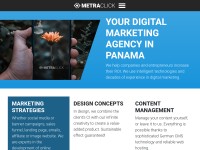 Desktop screenshot for metraclick.com
