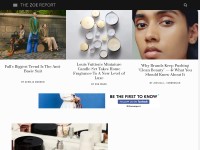 Desktop screenshot for thezoereport.com