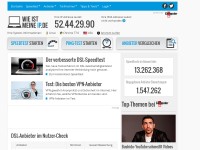 Desktop screenshot for wieistmeineip.de