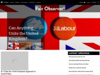 Desktop screenshot for fairobserver.com
